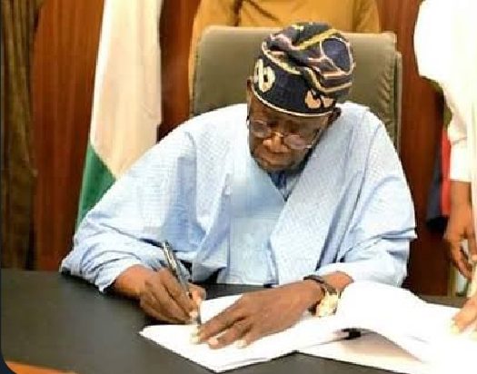 President Tinubu, Federal Government, Supplementary Budget Of N2.17 Trillion Was Signs By President Tinubu In Abuja, Nigeria - November 8, 2023