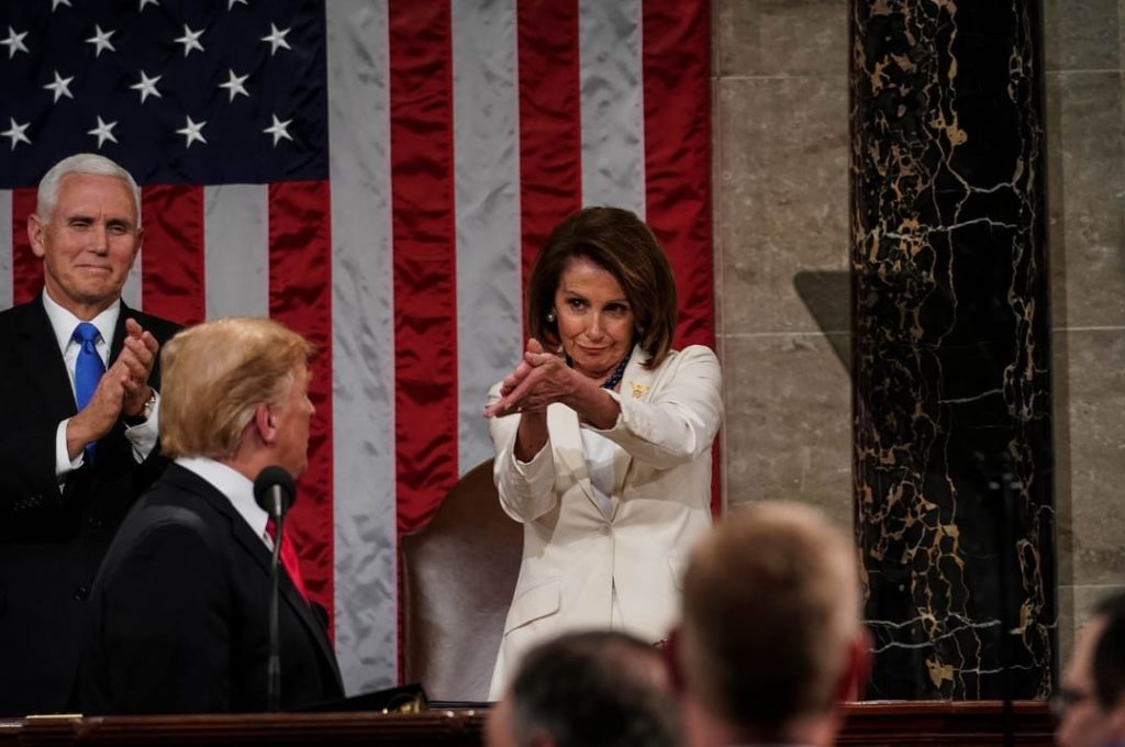 Nancy Pelosi To Donald Trump.