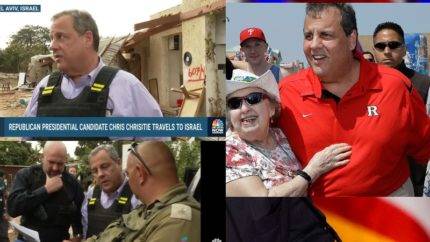 Chris Christie Visits Israel-Gaza Region