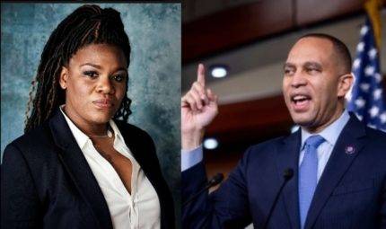 Cori Bush Criticized By Hakeem Jeffries For Her Israel-Gaza Stance