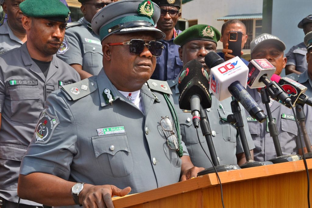 Nigeria Customs Intercepts 975 Rounds Of Ammunition Disguised In Rice Bags
