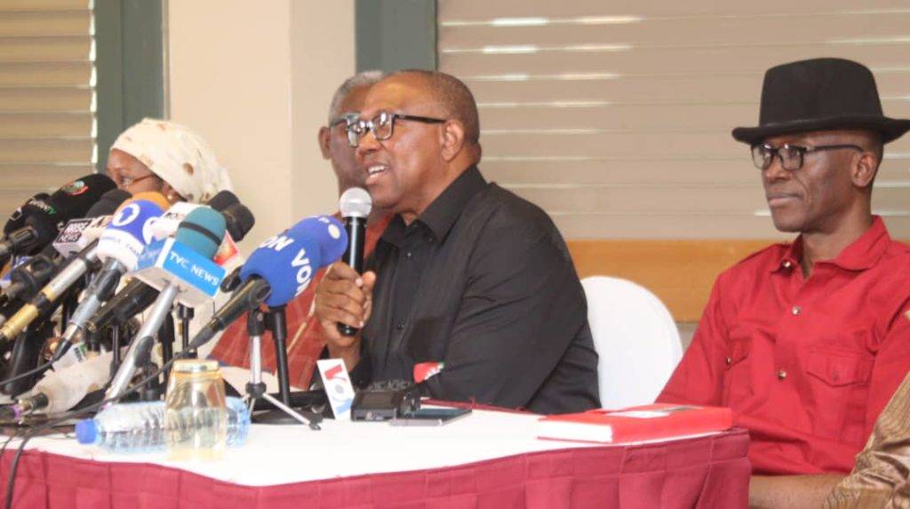 Peter Obi'S World Press Conference