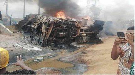 In Kwara State Tragic Petrol Tanker Fire Claims 25 Lives