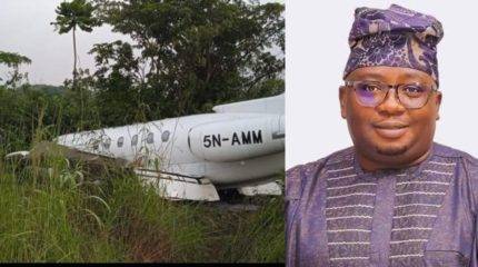 Minister Of Power'S Aircraft Crash-Lands In Ibadan - Tragedy Averted For 7 Onboard