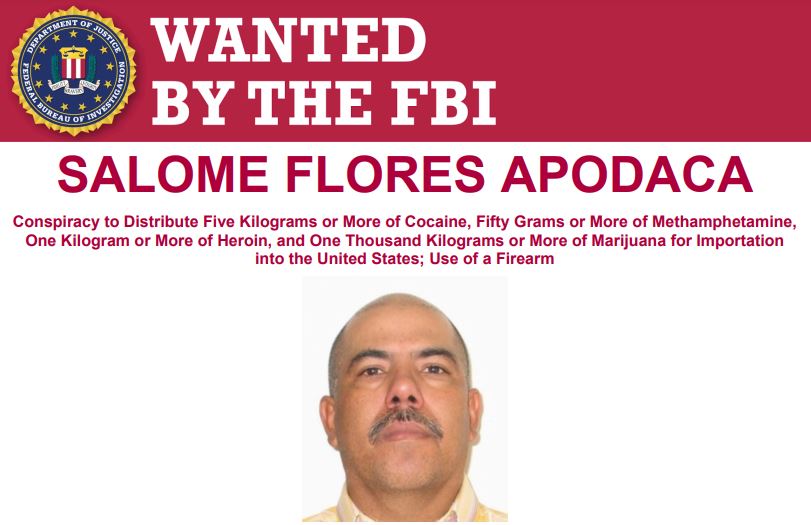 Most Wanted: Fbi Offers $5 Million And $35,000 Rewards For Capture Of Drug Lord Meza-Flores And Key Figure Salome