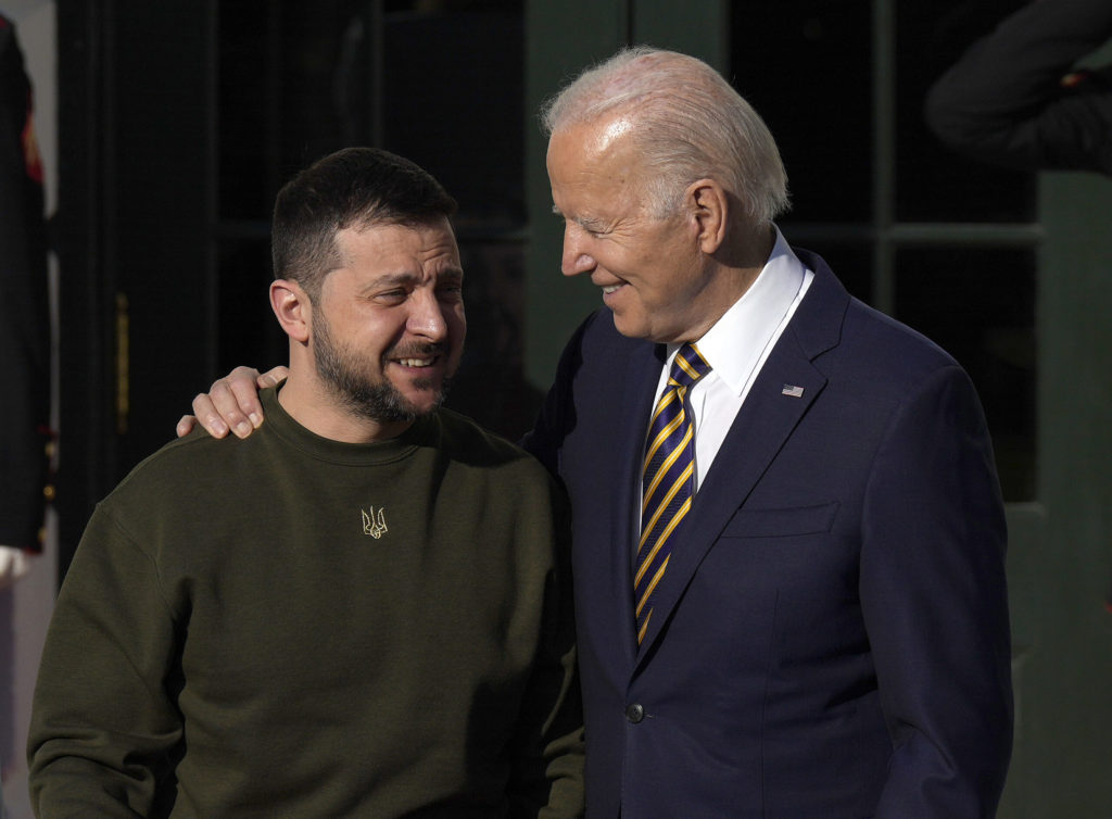 Biden And Zelensky Joint Address