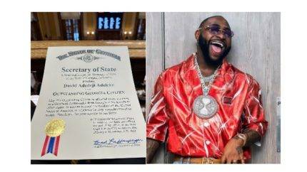 Davido Honored As Outstanding Georgia Citizen On His 30Th Birthday