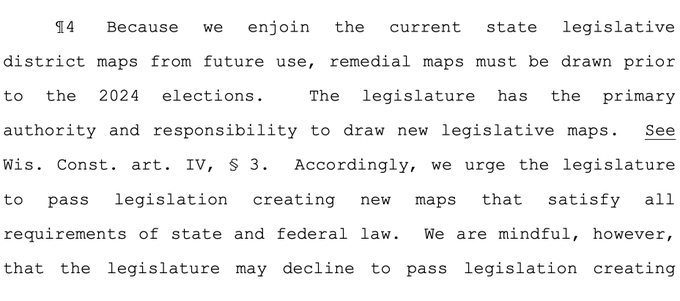 Wisconsin Supreme Court Strikes Down Partisan Legislative Maps In Favor Of Republicans