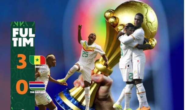 Afcon Defending Champion Senegal Clinches Victory With A Commanding 3-0 Win Over Gambia