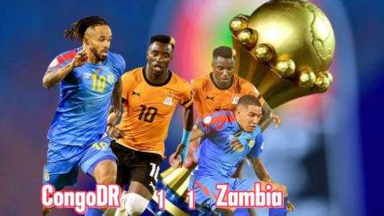 Uninspired Stalemate Battle Between Congo Dr And Zambia | Battle Ends In 1-1 Draw