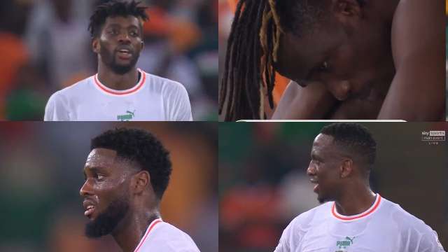 Disheartened Ivory Coast Team