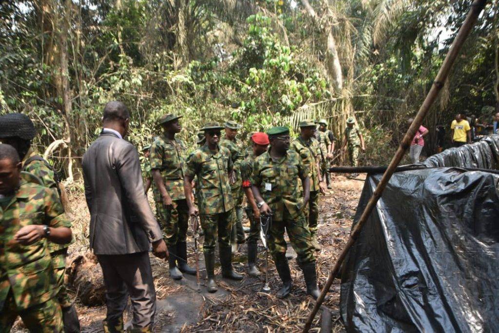 Massive Operational Breakthrough: Troops Uncover Elaborate Illegal Oil Bunkering Site In Etche, Rivers State