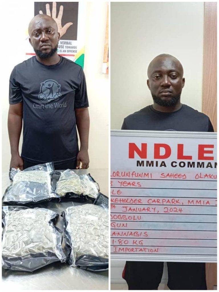 Major Drug Seizures At Nigerian Airports And Interstate Routes Unveiled:murtala Muhammed International Airport (Mmia) Sting Operation