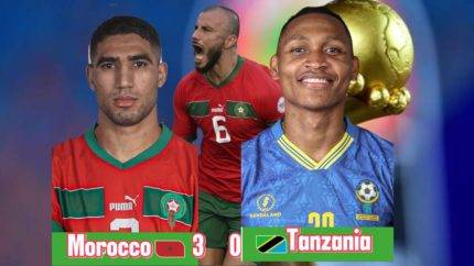 Morocco In 3-0 Cruse Control To Victory Against Tanzania Afcon 2024 Group F Opening Game