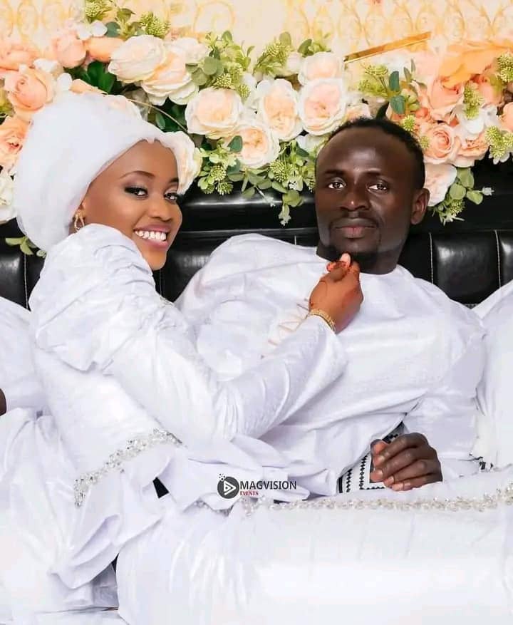 Sadio Mane Joyfully Ties The Knot With Aisha Tamba: Footballer'S Private Celebration In Senegal