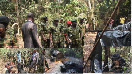 Massive Operational Breakthrough: Troops Uncover Elaborate Illegal Oil Bunkering Site In Etche, Rivers State