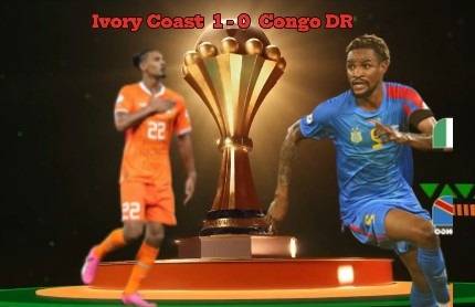 Côte D'Ivoire Secure 1:0 Victory Over Dr Congo In Semi Final Intense Encounter