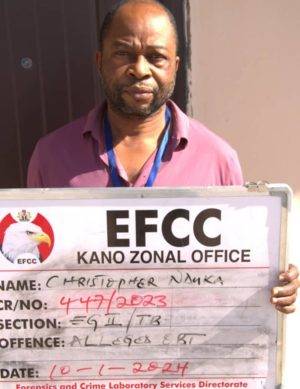 Efcc Arraigns Christopher Nduka For Alleged N2.8M Fraud