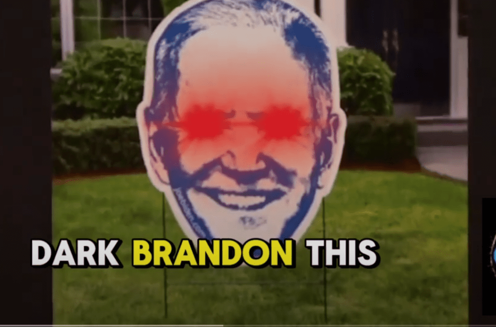 President Biden Is Relishing His Dark Brandon Persona (Photo Screenshot Via Ogm News Youtube)