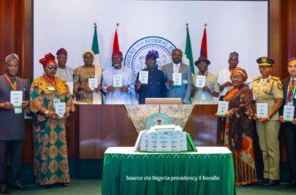 President Tinubu Empowers Bureaux De Change With Enthusiastic Launch Of Expatriate Employment Levy (Eel) At State House