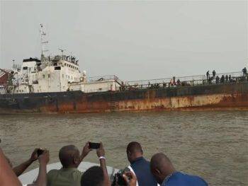 Operatives Of Tantita Security Services Limited Apprehend Vessel In Bayelsa State For Crude Oil Theft