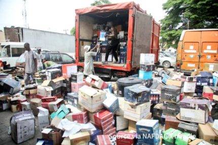 Nafdac'S Crackdown On Illegal Alcohol Production At Lagos Trade Fair Complex