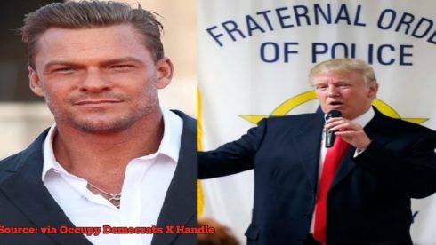 Alan Ritchson Engages In Fiery Confrontation With Fraternal Order Of Police: A Pro- Trump Organisation