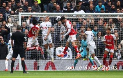 Arsenal Triumphs With Grit: Secures 3-2 Victory Over Tottenham At Hotspur Stadium, Strengthening Their Lead At The Top Of The League Table