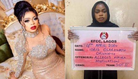 Bobrisky Convicted And Jailed For Six Months Without Option Of Fine For Naira Abuse