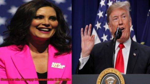 Democratic Governor Gretchen Whitmer Swiftly Hit Back At Donald Trump'S Political Attacks