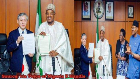 Minister Sen. Abubakar Atiku Bagudu Leads Charge, Japan-Nigeria Bilateral Rice Production And Healthcare