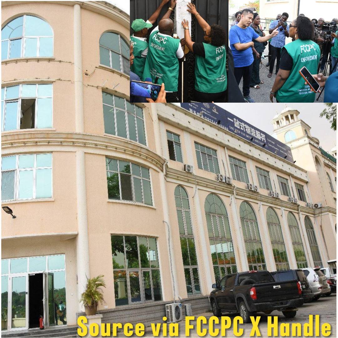 The Fccpc Summons And Closes Down A Chinese Supermarket Over Discrimination Against Nigerians.