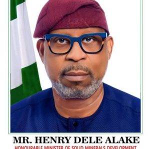 Dele Alake, Minister Of Solid And Minerals Resources Report Mining Sector Generates N16 Billion In Revenue