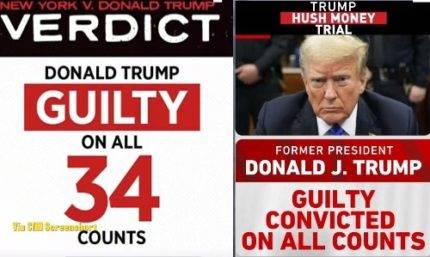 Historic Verdict: Donald Trump Found Guilty On All 34 Counts