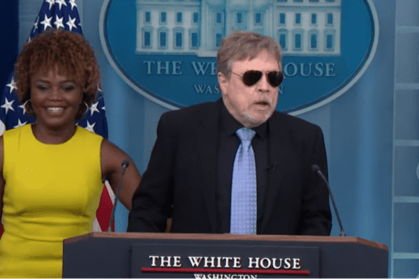 Mark Hamill in the White House Presser Stuns MAGA World
