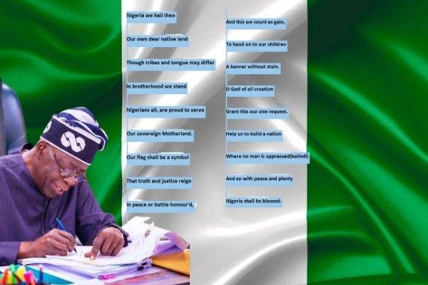 President Tinubu Reverted Anthem To 'Nigeria We Hail Thee' Old National Anthem Met With Anger