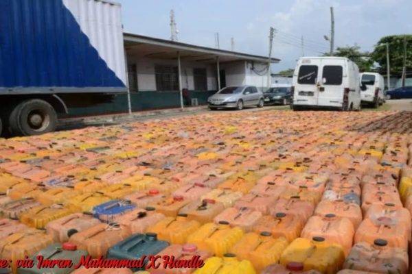 Nigeria Customs Service Deals Smugglers A Crushing Blow, Seizes 26,792 Liters Of Petrol In Badagry