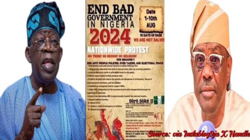 President Bola Ahmed Tinubu Slams Protest Financiers, Fct Minister Nyesom Wike Objects Holding Protest In Abuja As Nigeria Braces For Nationwide Demonstrations