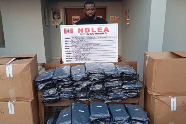 Ndlea Busts Spain-Bound Cocaine Consignment Recovered At Mmia