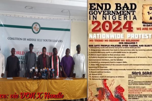 Middle Belt Leaders Spearheaded By Comrade Nasiru Jagaba Unveil Shocking Truth Behind Nationwide Protest, Demand Economic Revolution