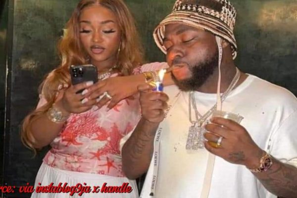 Davido Under Fire: Music Star Criticized For Smoking Next To Wife Chioma