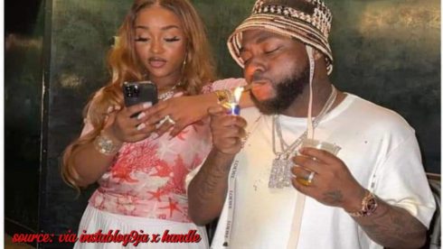 Davido Under Fire: Music Star Criticized For Smoking Next To Wife Chioma