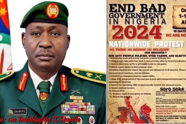 Urgent Crisis: Nigerian Military Threatens Crackdown As Protests Erupt Nationwide