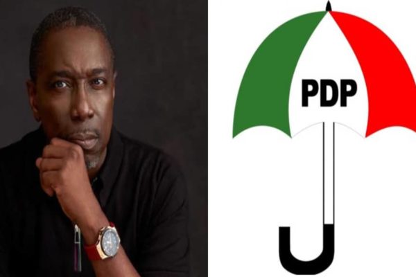 Pdp Governorship Aspirant, Asue Ighodalo Protests At Edo Inec Headquarters