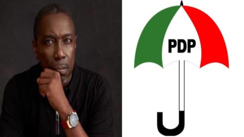 Pdp Governorship Aspirant, Asue Ighodalo Protests At Edo Inec Headquarters