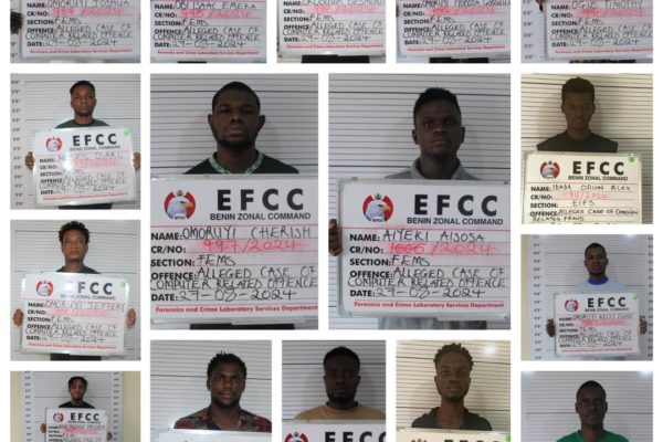 Efcc Secures Conviction Of 17 Internet Fraudsters In Benin City