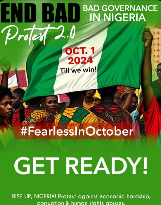 Organisers Stand Firm On #Fearlessoctober1 Protest Despite Police Concerns