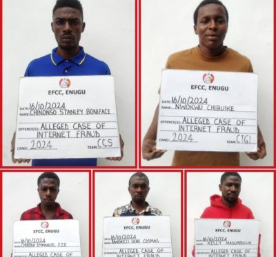 Efcc Secures Conviction Of 34 Internet Fraudsters In Anambra State