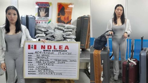 Ndlea Arrests Canadian Woman At Lagos Airport With 35Kg Of Synthetic Cannabis