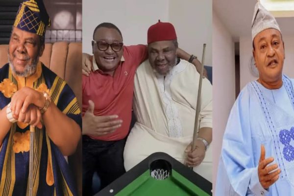 Emotional Reunion Of Peter Edochie And Jide Kosoko After 12 Years Sparks Nostalgia In Nollywood Fans